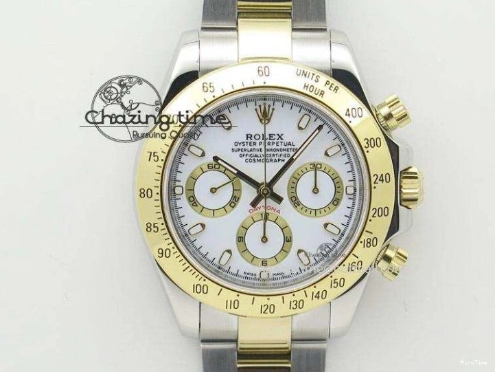 MiroTime 0427 Fashionable Daytona 126500 APF 1:1 Best Edition 904L Steel White Dial on SS Oyster Bracelet DD 1113